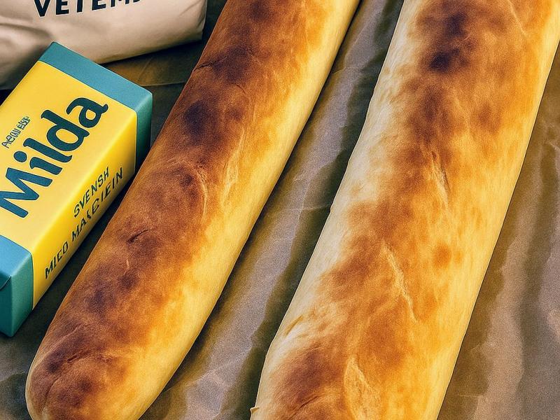 Baguetter med grekisk yogurt