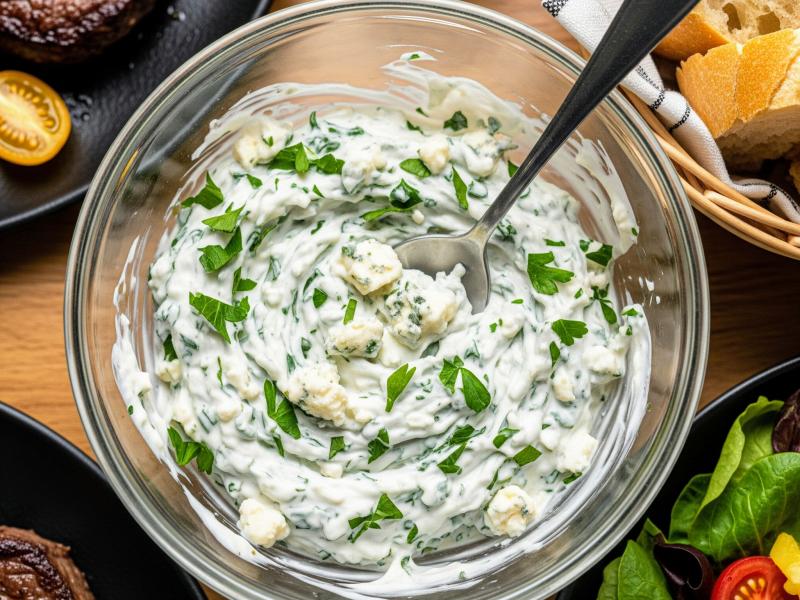 Dressing med grönmögelost