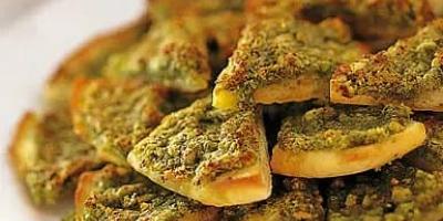 Rostade ört och nötsnittar