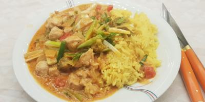 Thailändsk kycklingcurry