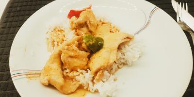 Kyckling med röd currypasta