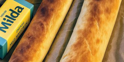 Baguetter med grekisk yogurt